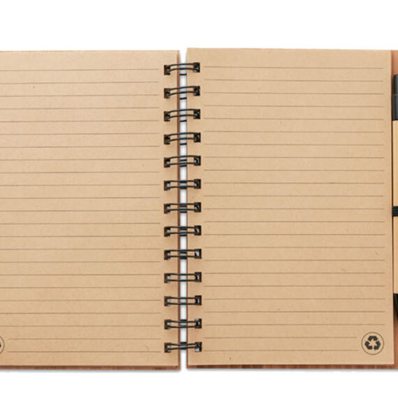 Notitieboek Met Bamboe Cover
