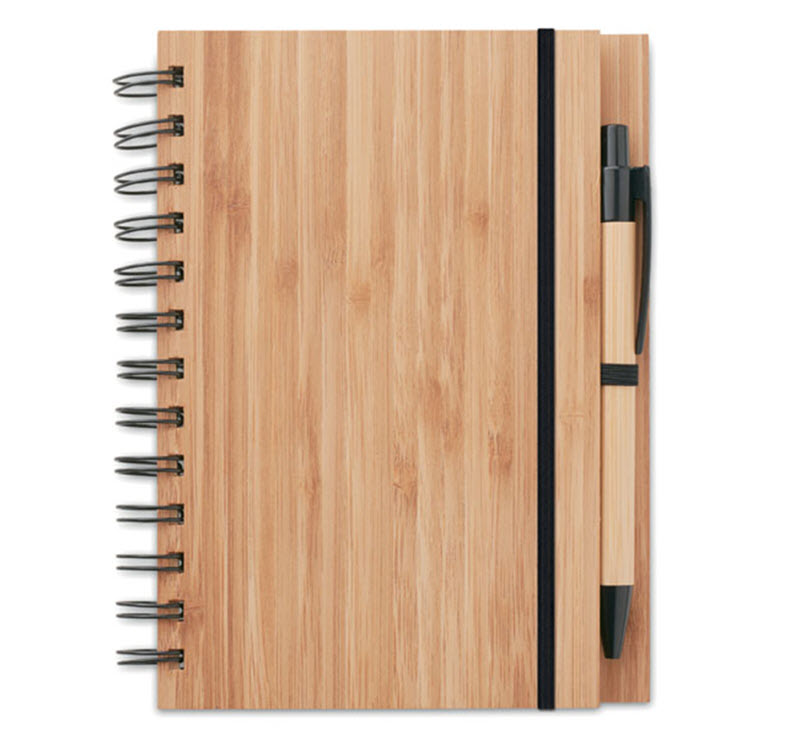 Notitieboek Met Bamboe Cover