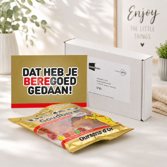 Bedankje: Beregoed gedaan!
