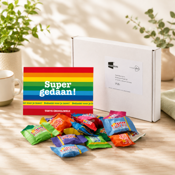 Bedankje: Super gedaan!