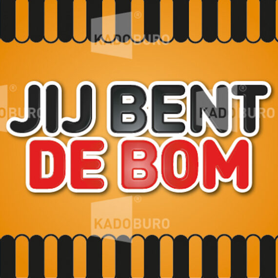 Brievenbus bedankje Jij bent de Bom