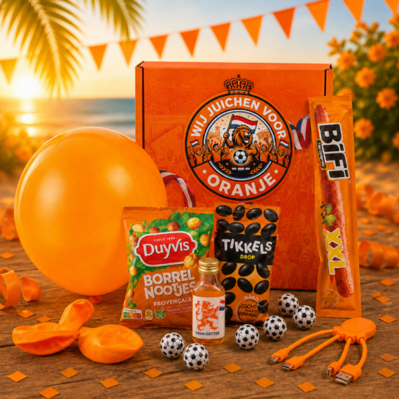 RELATIEGESCHENK WK PAKKET: ORANJE FEEST