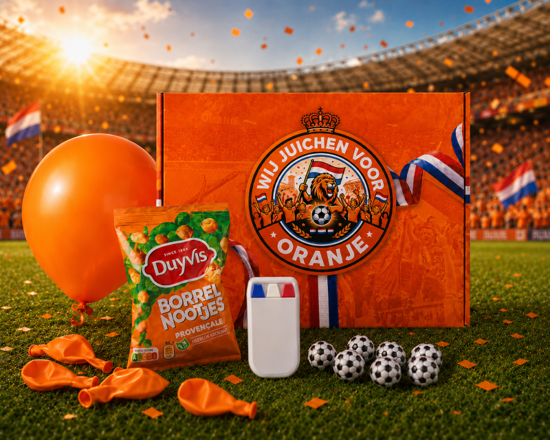 RELATIEGESCHENK WK PAKKET: ORANJE VUUR