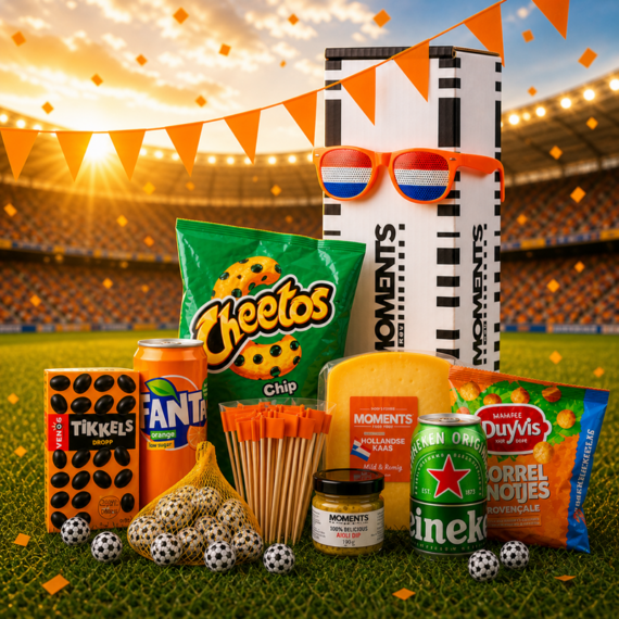 RELATIEGESCHENK WK PAKKET: ORANJE ROES