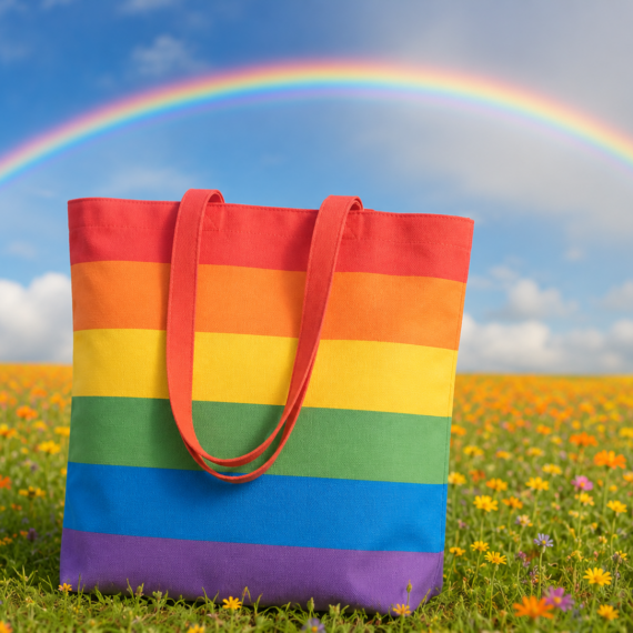 Regenboog tas