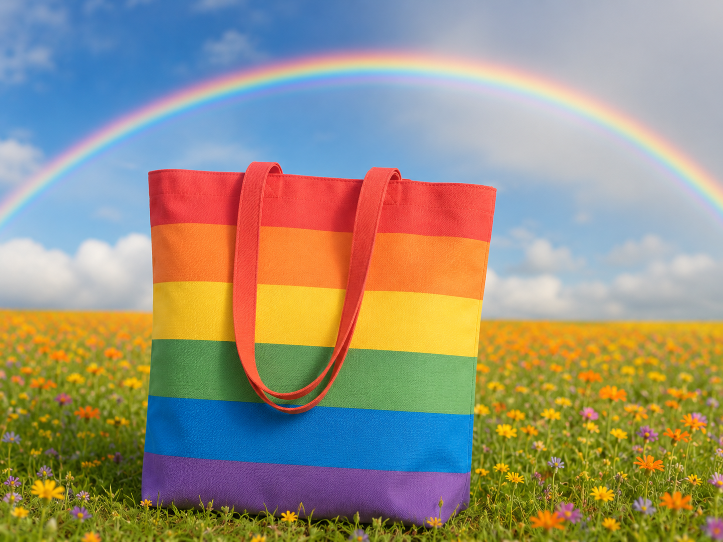 Regenboog tas