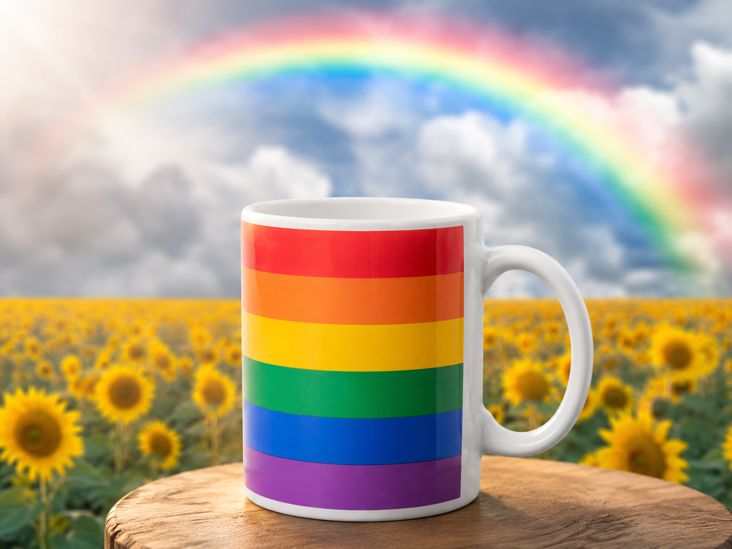 Regenboog beker