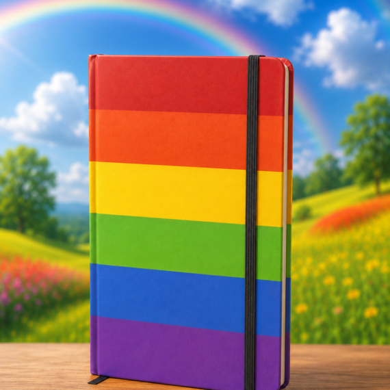 Regenboog notitieboek