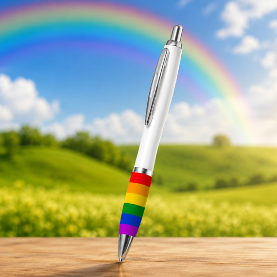 Regenboog pen