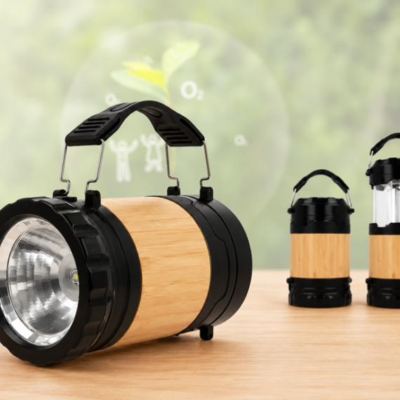 Abs & Bamboe Lamp & Zaklamp