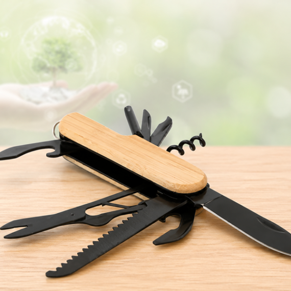 Multitool bamboe 9 functies