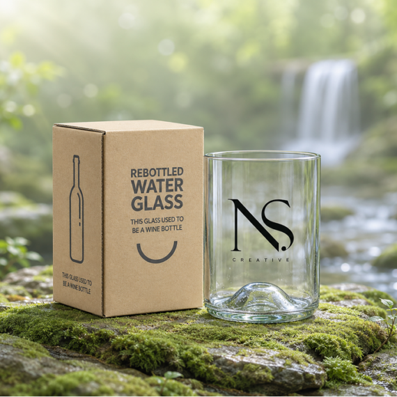 Rebottled® Tumbler Drinkglas helder