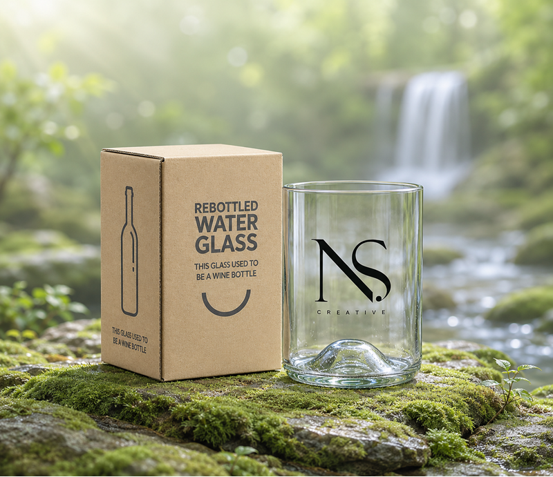Rebottled® Tumbler Drinkglas helder